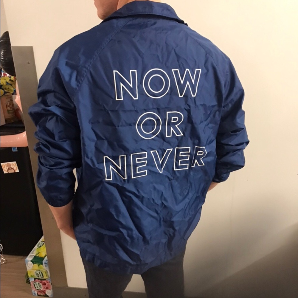 Now or Never wind breaker